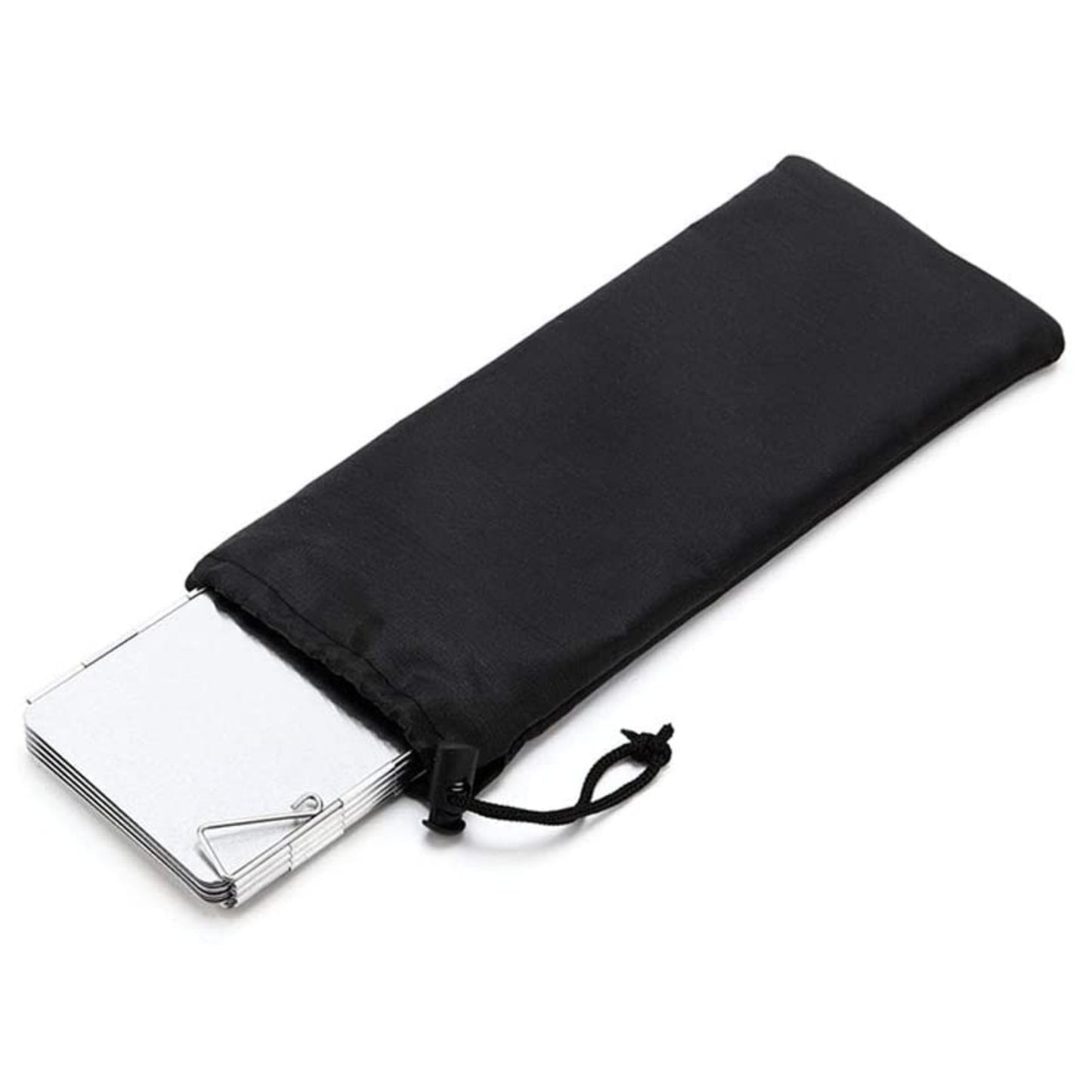 STARCAMP foldable aluminium wind shield available in two sizes — 240 x 660mm and 240 x 840mm — shown side by side
