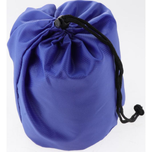 Close up of self-inflating camping pillow ergonomic contoured head depression for comfortable and supportive sleep at camp