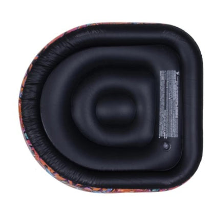 Repair patch included with Avenli inflatable graffiti lounge chair for quick and easy puncture repair