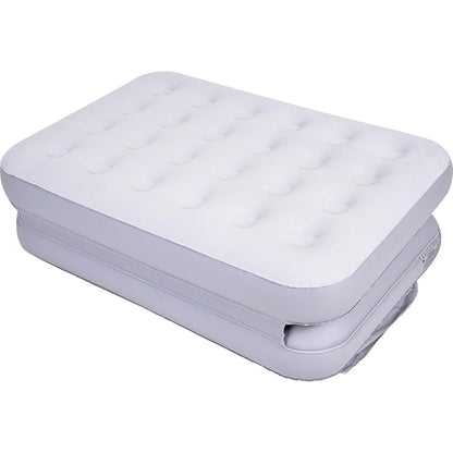 Avenli 4-in-1 inflatable sofa shown in flat double lounger configuration for sleeping or reclining outdoors