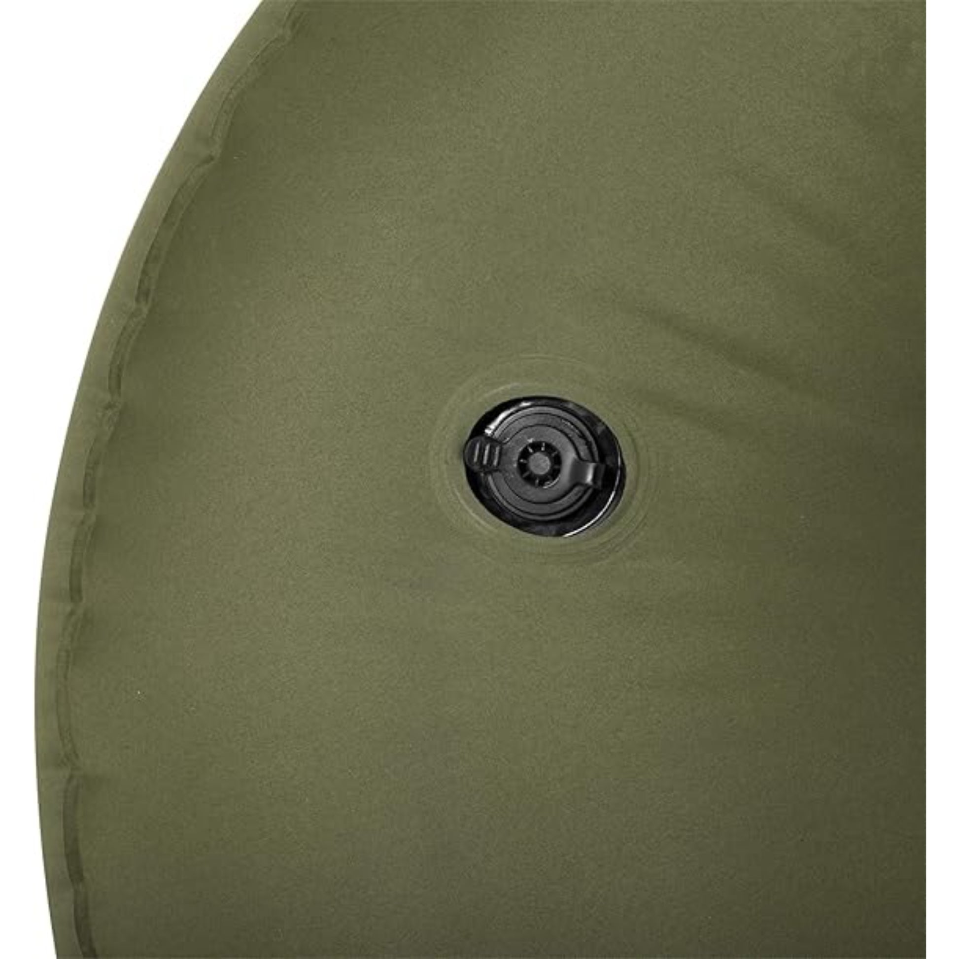 Close up of Bestway ToughPod inflatable chair fast inflation and deflation valve for quick setup and pack down