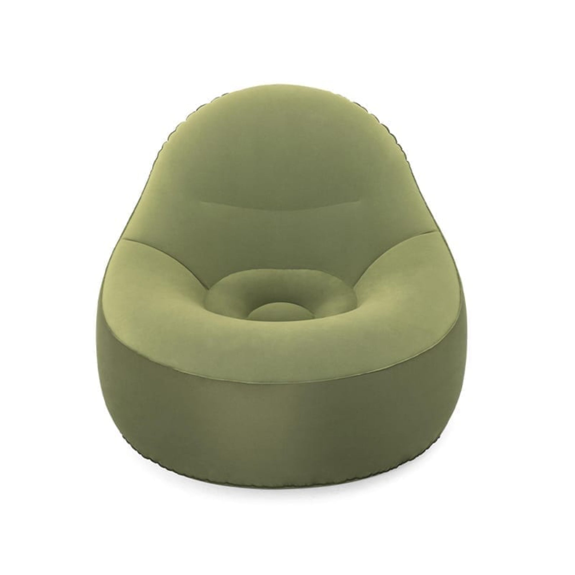 Close up of Bestway ToughPod inflatable chair Fortech™ material surface showing dense polyester and PVC fusion texture