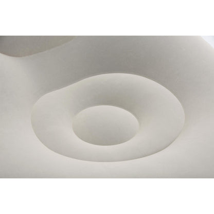 Inflatable Lounge Chair Soft Flocked Grey Surface Detail
