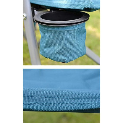 Camp Chair Padded Armrest Red Detail