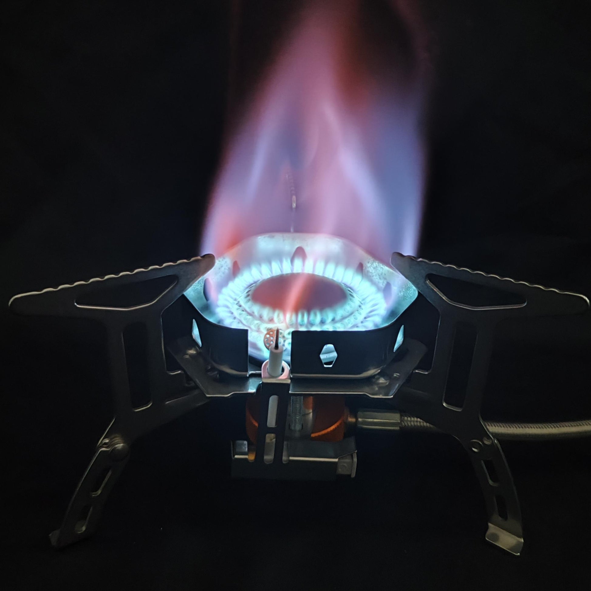 Starcamp camping gas stove packaging on a white background