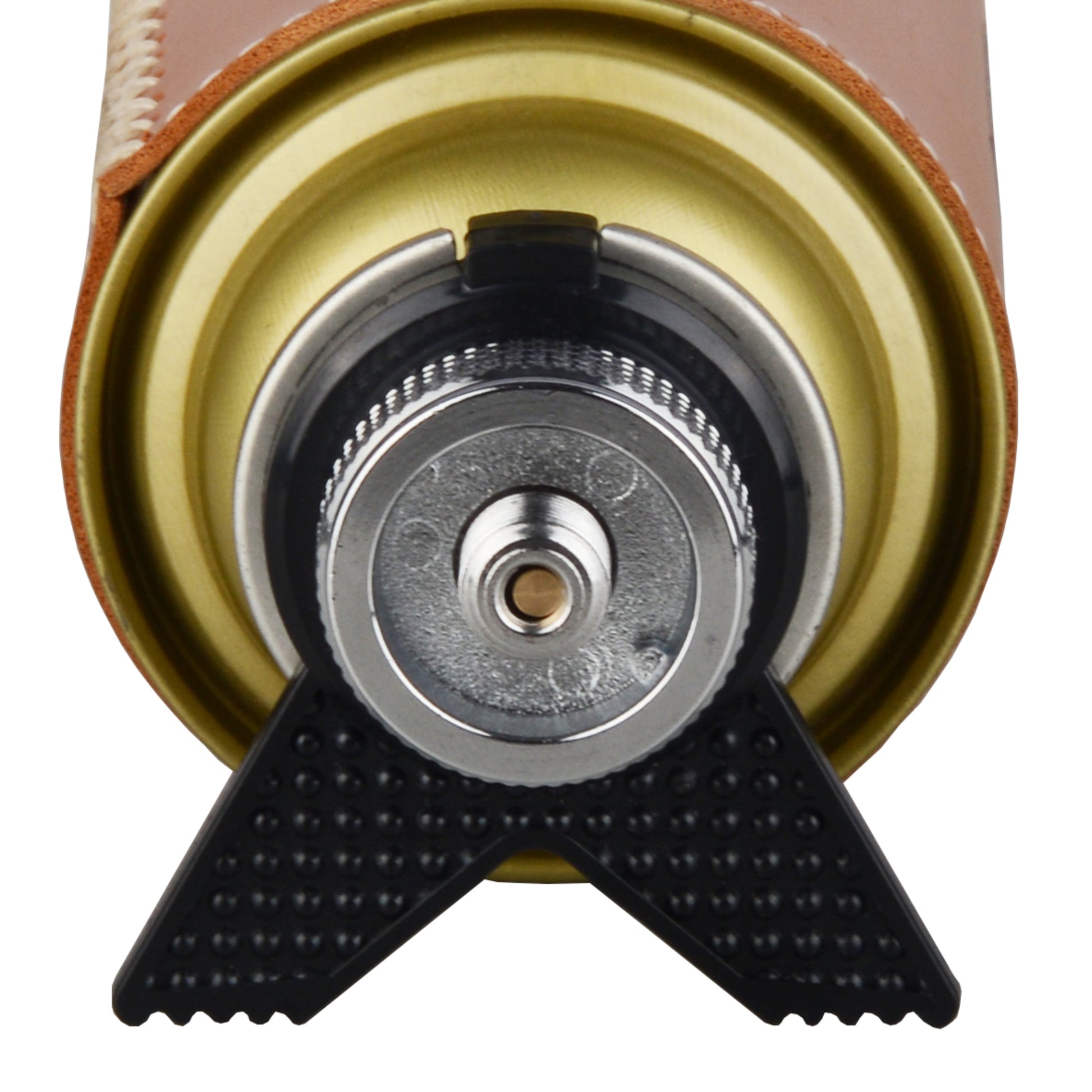 STARCAMP gas stove connector adapter connecting flat valve camping stove to long cylinder gas bottle