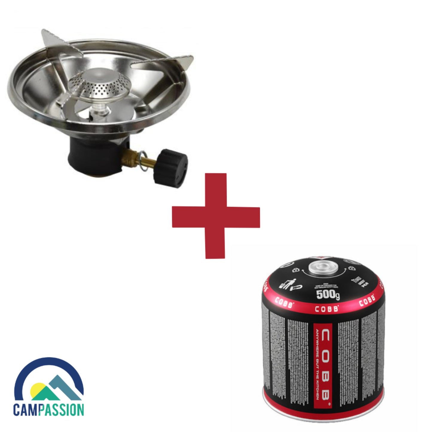Portable Round Bowl Gas Burner Stove — Single Burner for Outdoor & Home Cooking
